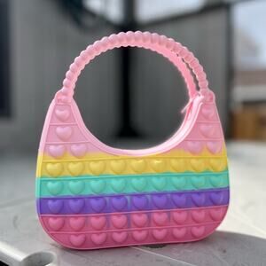 Heart Shaped Pop It Handbag